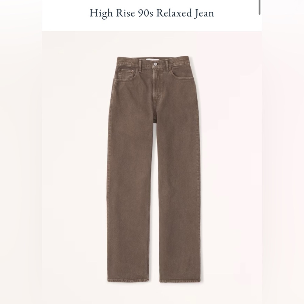 Abercrombie and Fitch High Rise 90s Relaxed Jean